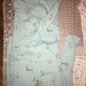 2 pairs of J.crew pajamas. Plus bonus set size 10